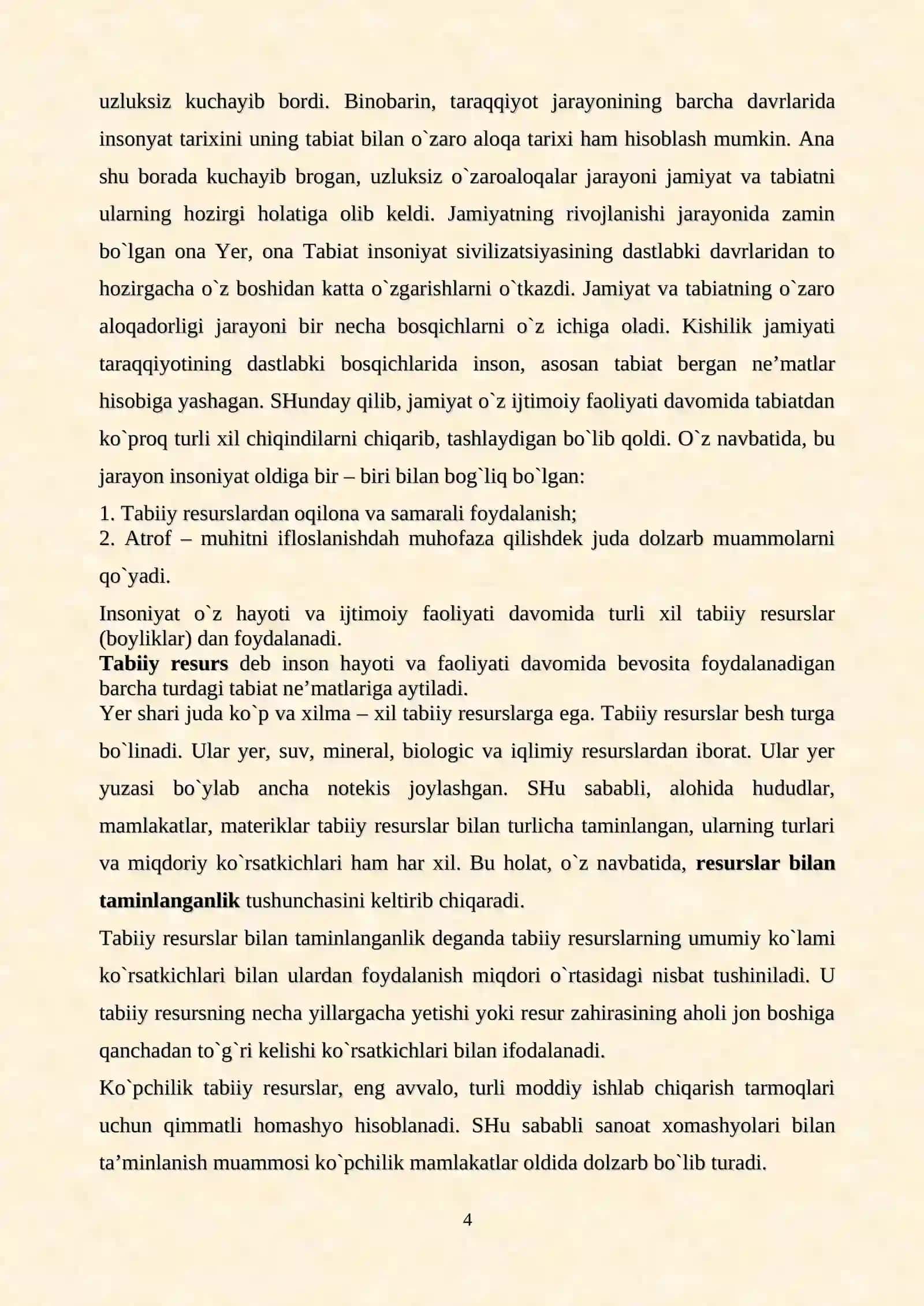 Umumiy yer bilimi 4