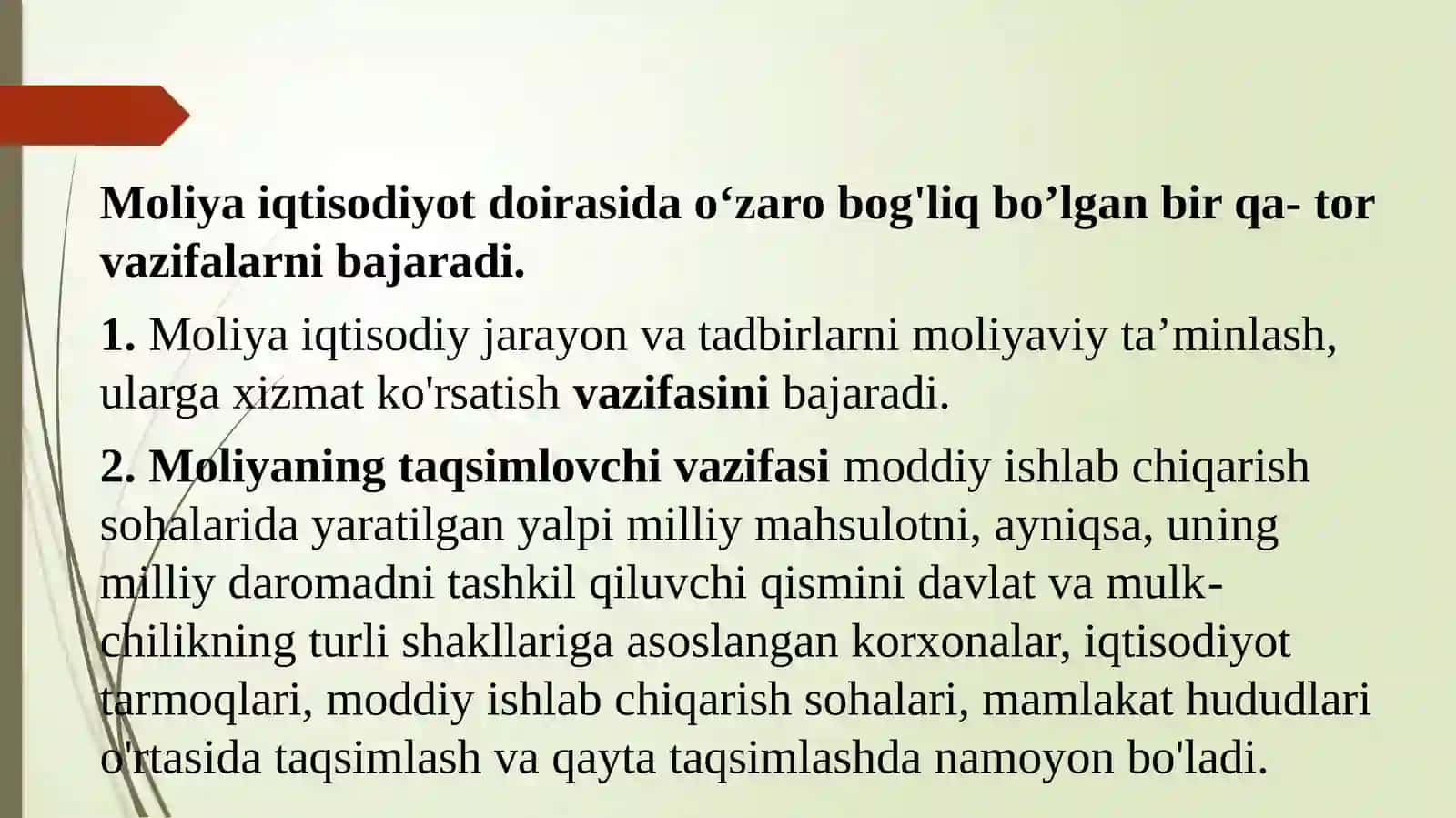 Moliya Tizimi va Moliyaviy Siyosat 4