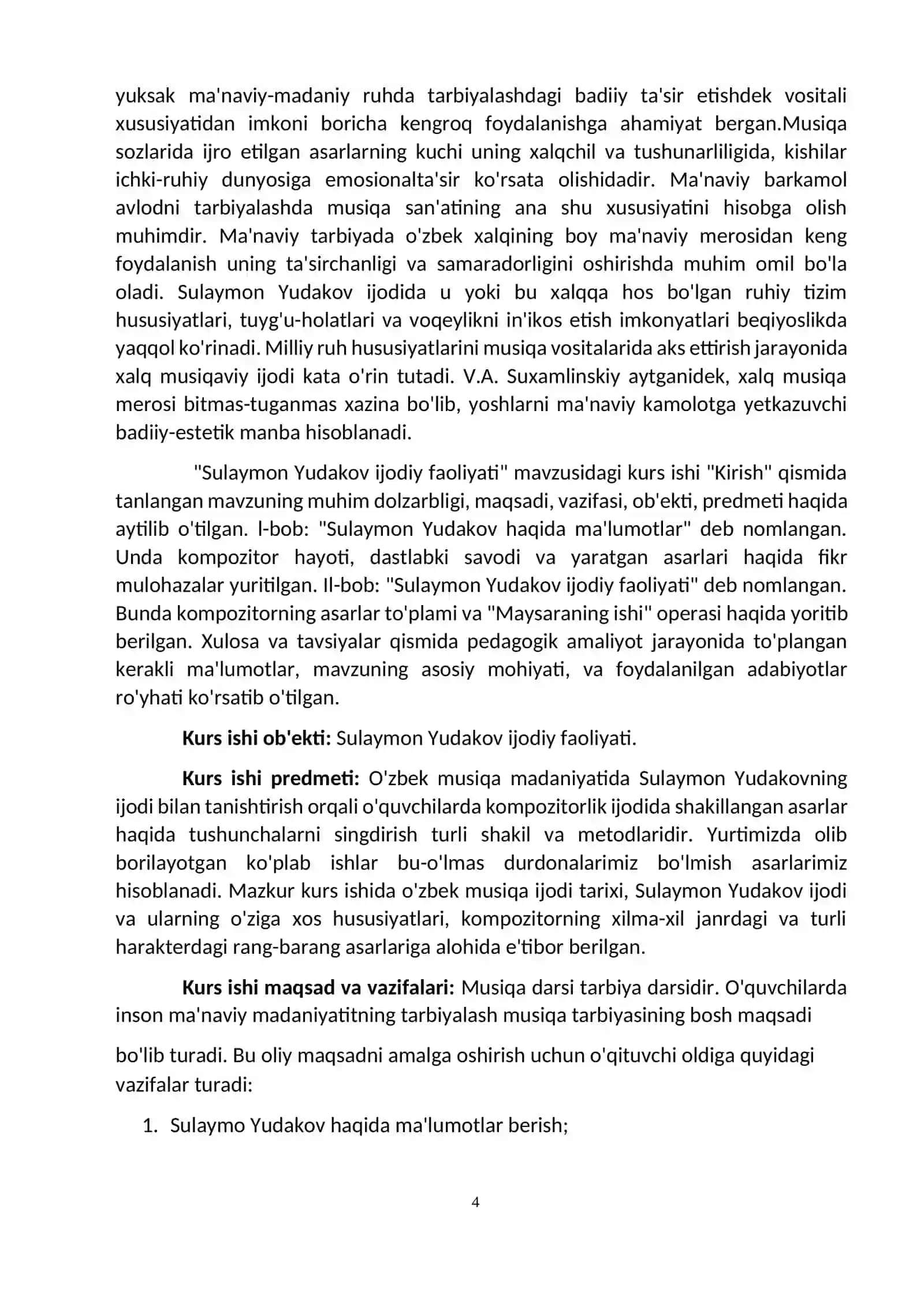 "Sulaymon Yudakov ijodiy faoliyati" mavzusida 4