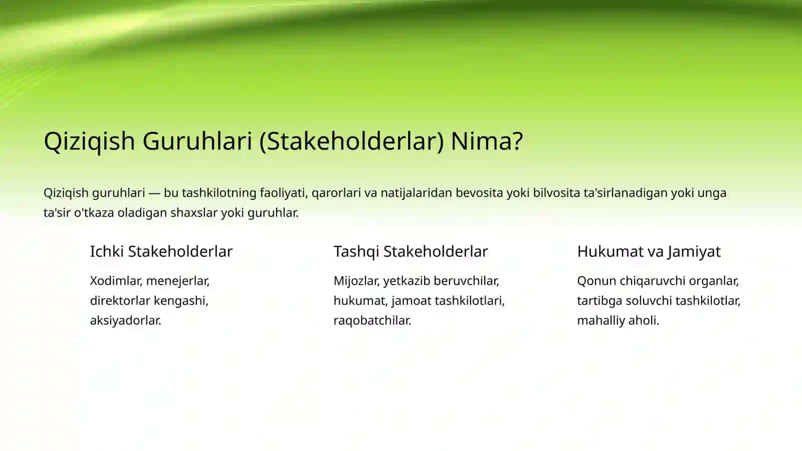 Strategik Boshqaruv Hisobi Doirasida Qiziqish Guruhlarini Tahlil Qilish. Integratsiyalashgan Rejalashtirish Jarayonini Ko’rib Chiqish 4