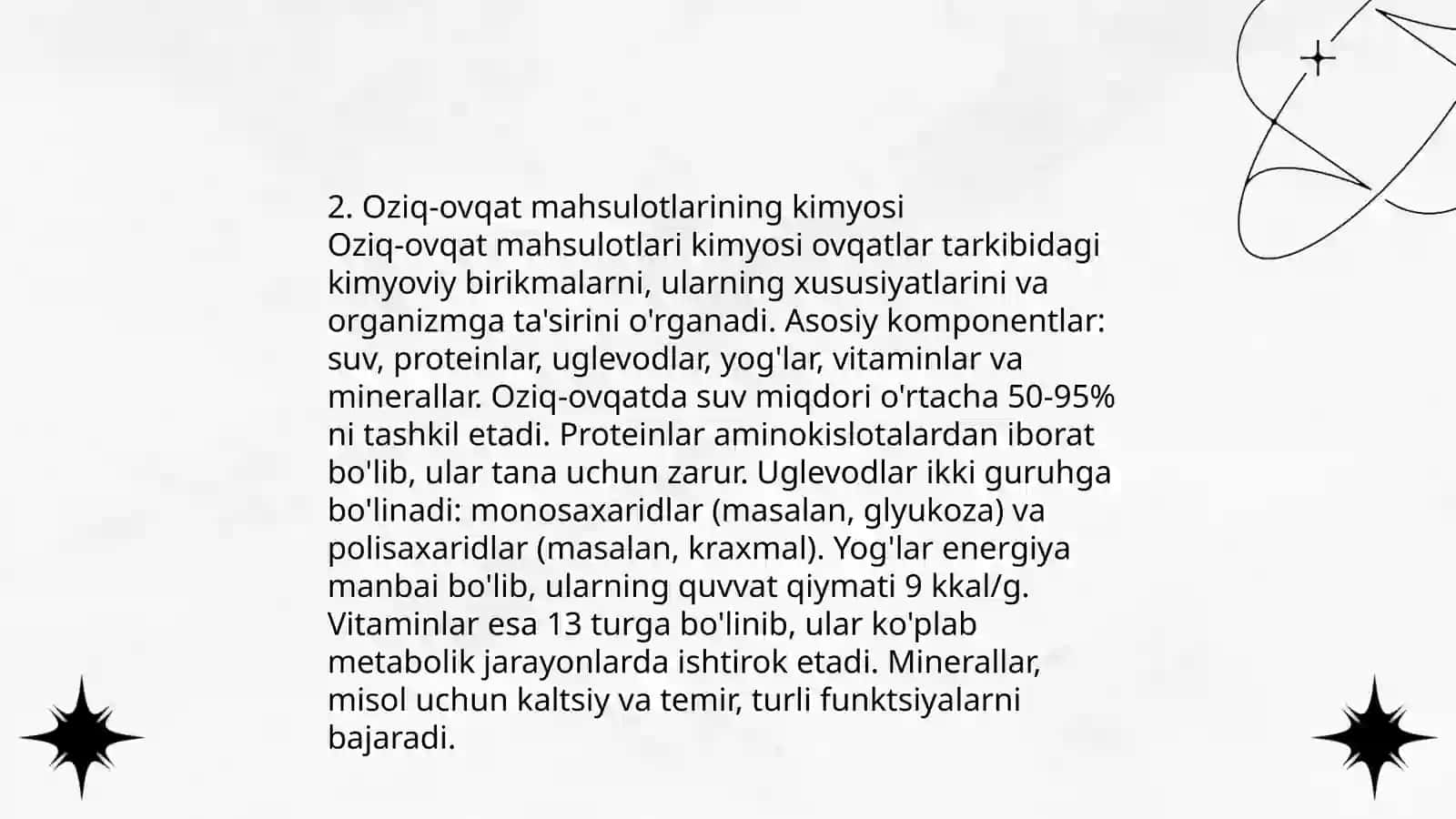 Tovarlar kimyosi fanini umumta'lim hamda o'rta maxsus ta'lim muassasalarida yangi ped. texnologiyalarda o'qitilishi 4