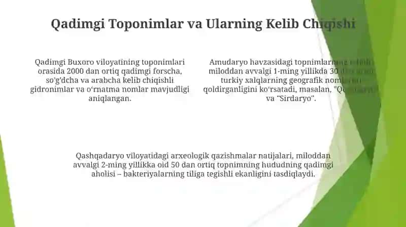 O'zbekistonda toponomikaga doir tadqiqotlar 4