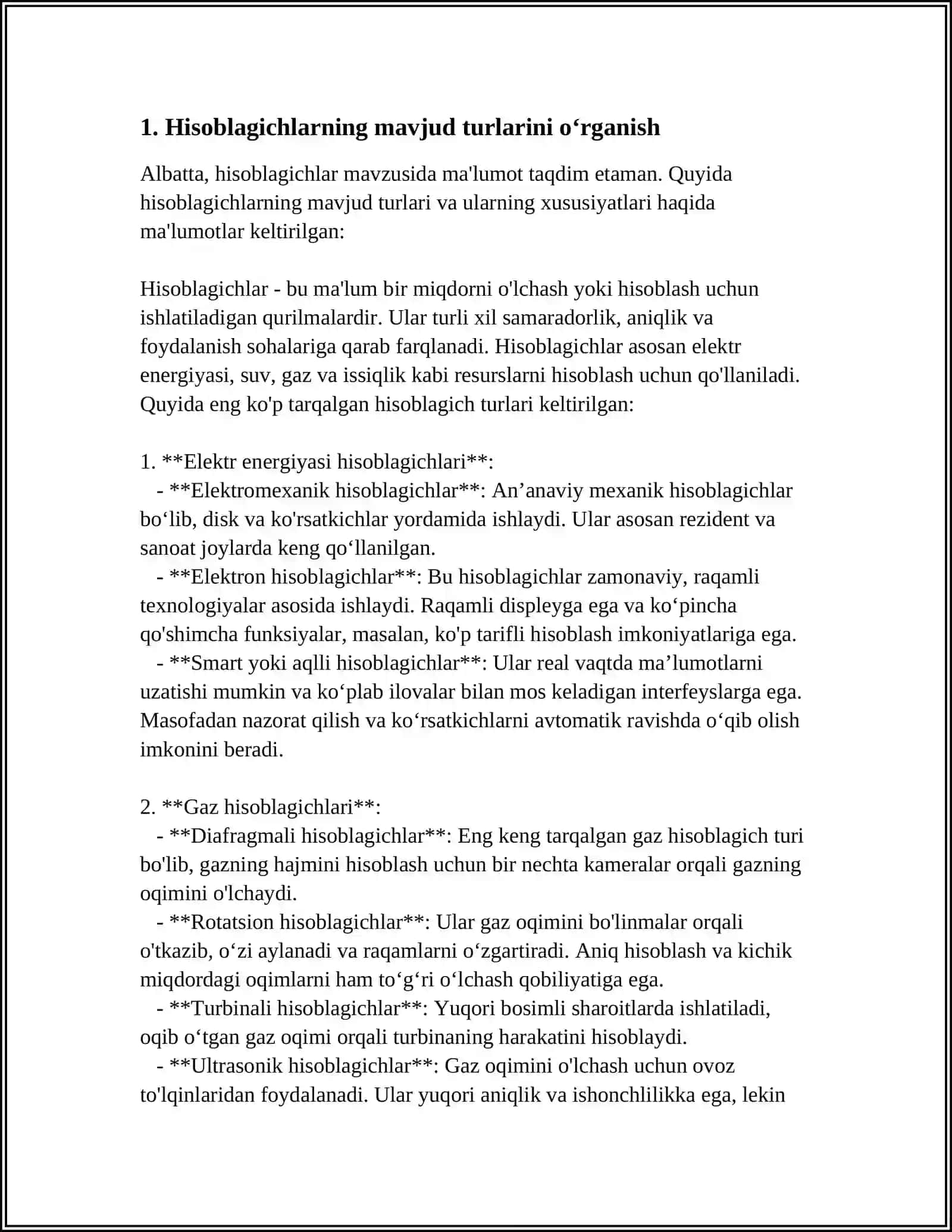 NOSOZ ELEKTR ENERGIYASI HISOBLAGICHLARI VA O‘LCHOV TRANSFORMATORLARINI ALMASHTIRISH 4