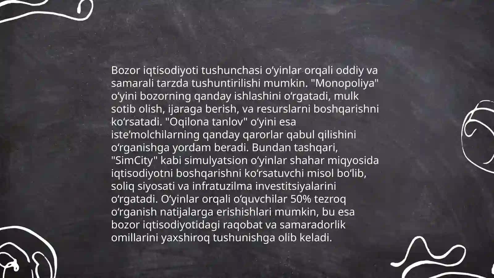 Ta'limiy o‘yinlar orqali tadbirkorlik va iqtisodiy tarbiyani olib borish 4