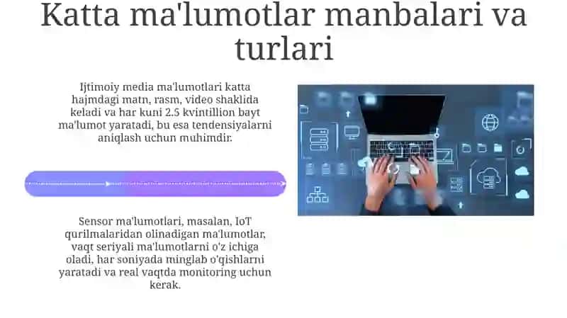 Katta hajimdagi malumotlar bilan ishlash texnologiyalari 4