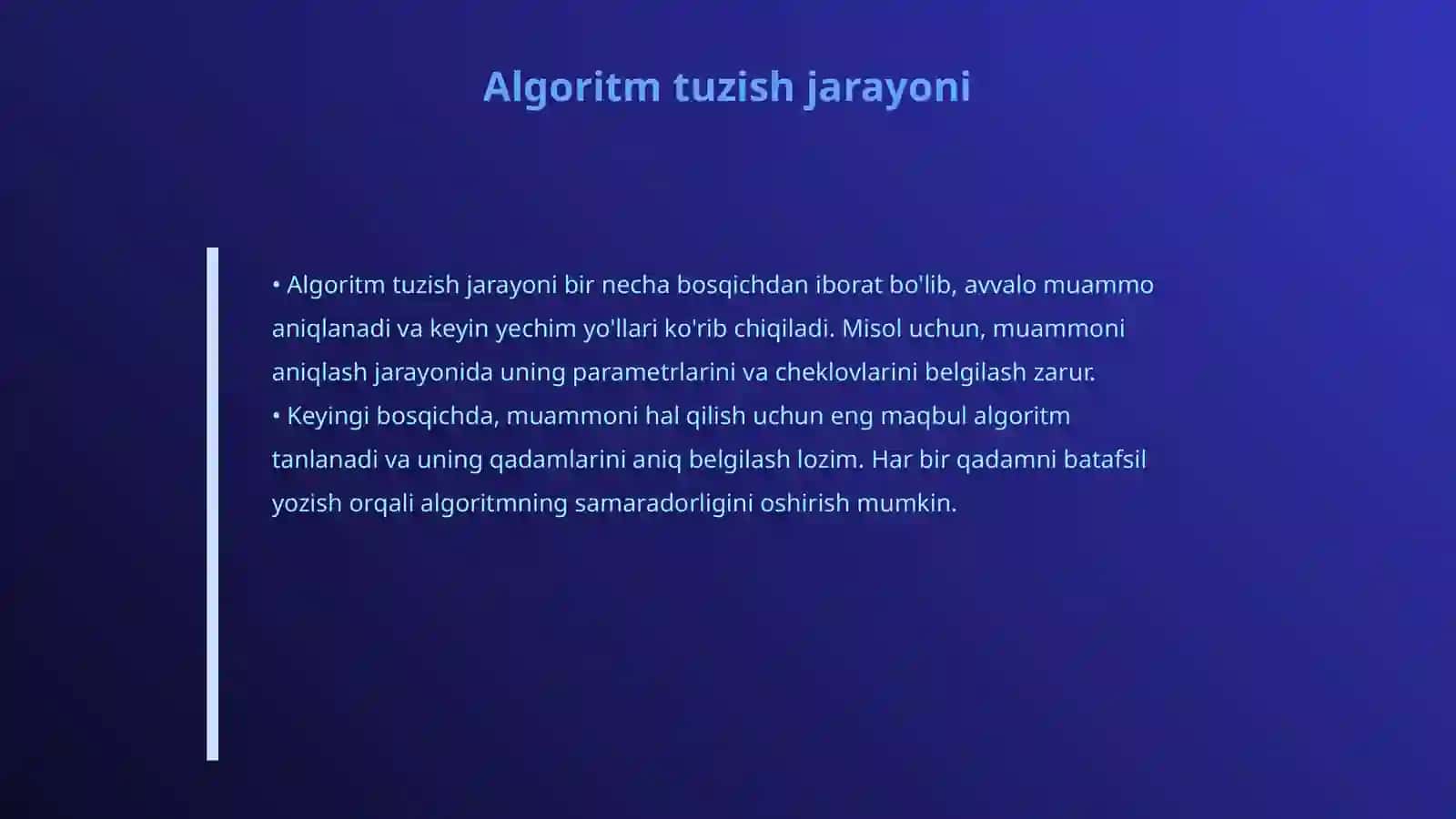 Algoritm tuzish va shu algoritm asosida C++ dastu tilida dastur tuzish 4