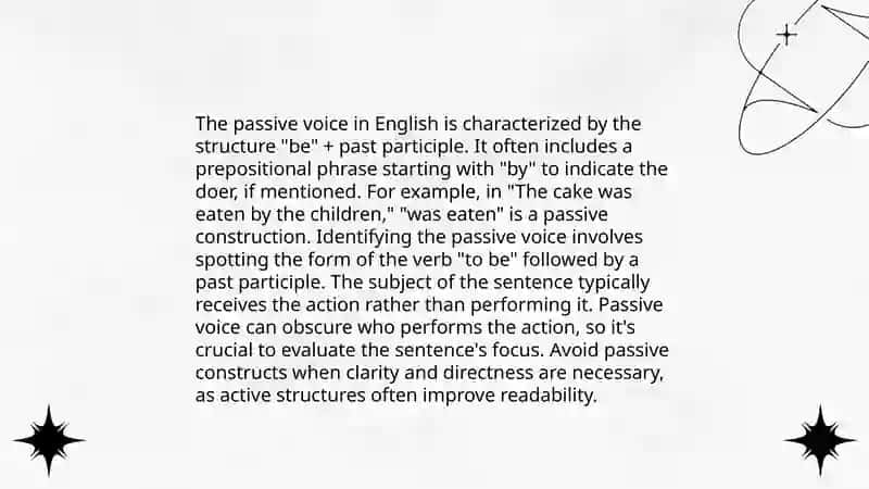 Passive Voice 4