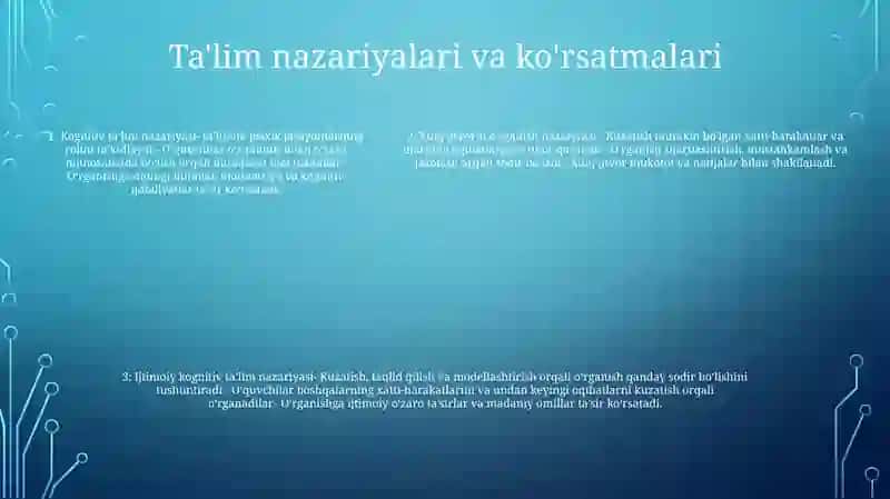 Ta'Lim Psixologiyasi 4