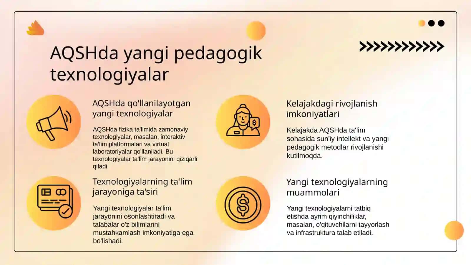 Rivojlangan davlatlar: AQSH, Germaniya va Yaponiyada fizika ta'limi va qo'llanilayotgan yangi pedagogik texnologiyalar 4