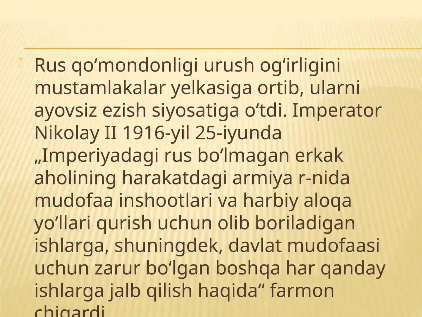 Turkiston muhtoryati 1916-yil Milliy ozodlik harakati 4