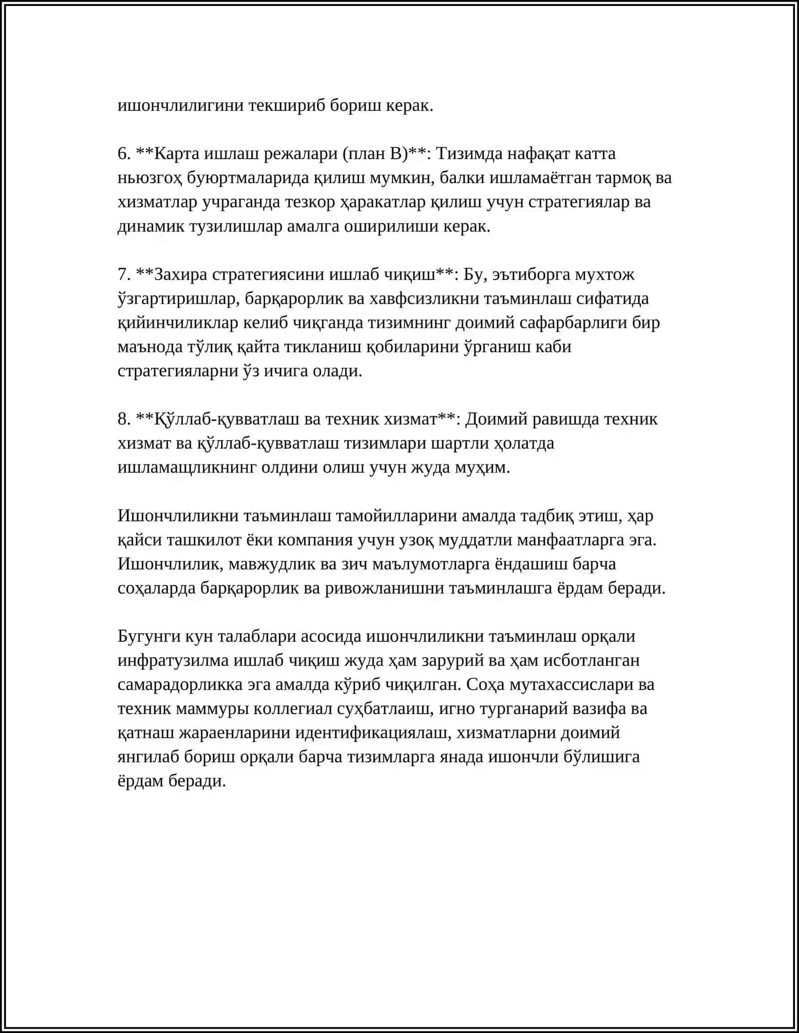 ISHONCHLI VALIDLI TESTLARNI YARATISH TAMOYIL VA METODLARI 4