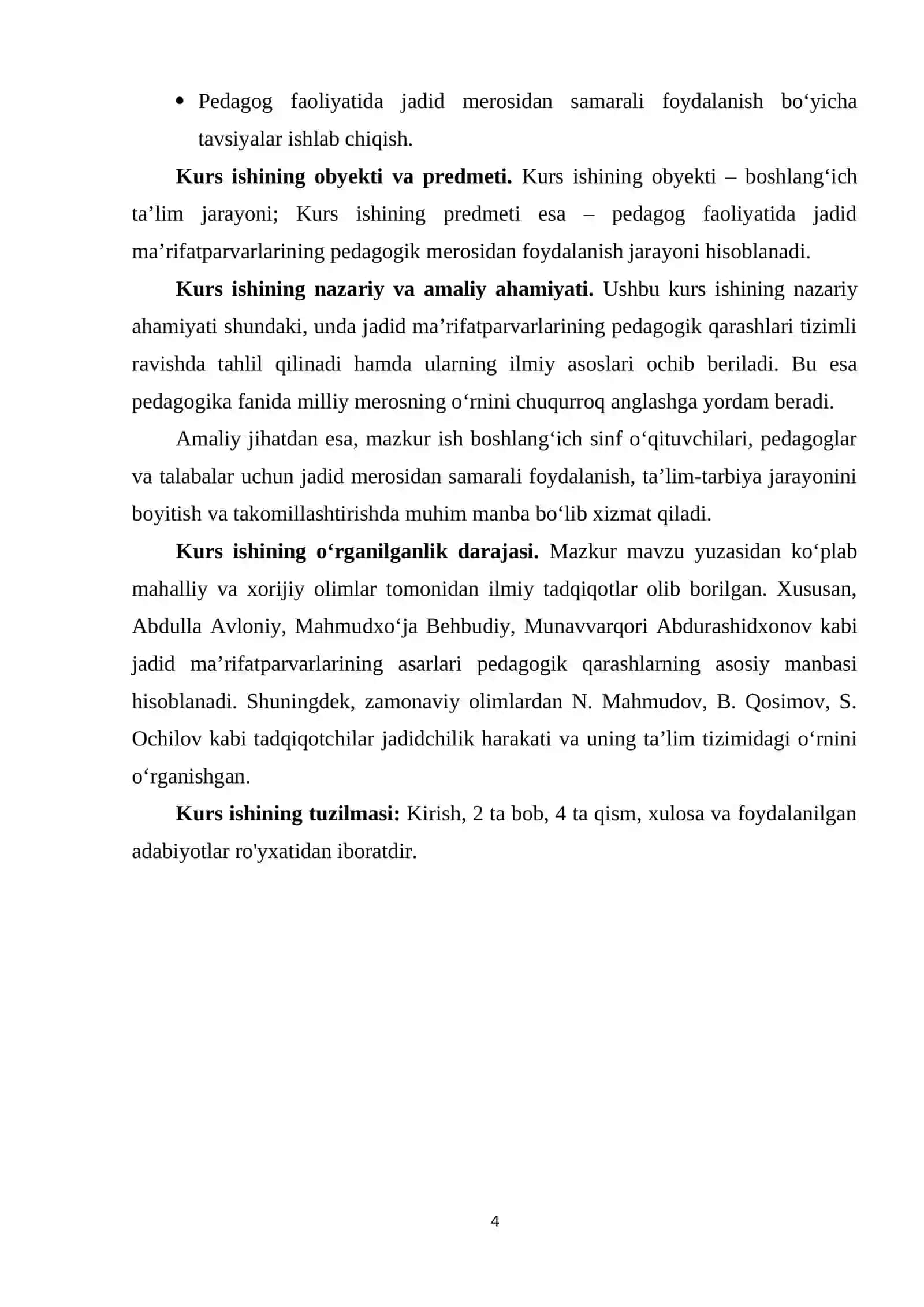 Pedagog faoliyatida jadid ma’rifatparvarlarining merosidan foydalanish 4
