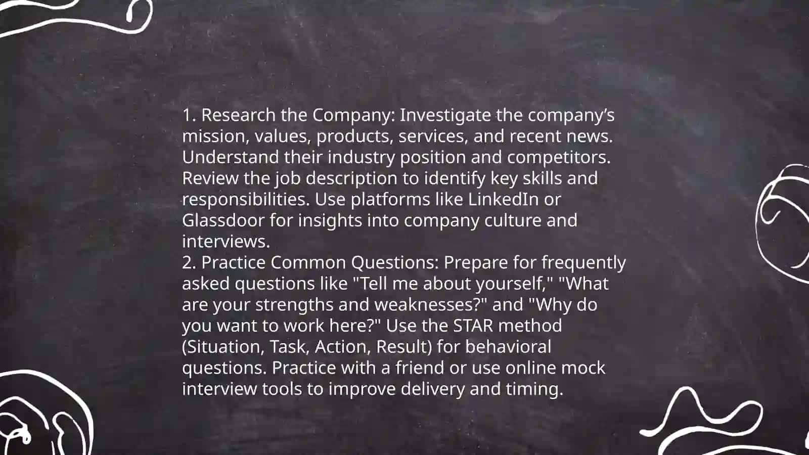 Job interviews and career 4