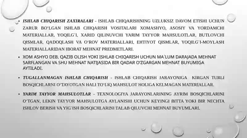 Korxonaning Aylanma Mablag‘lari 4