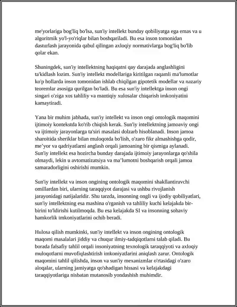 SUN’IY INTELLEKT VA INSON ONGINING FALSAFIY TAHLILI 4