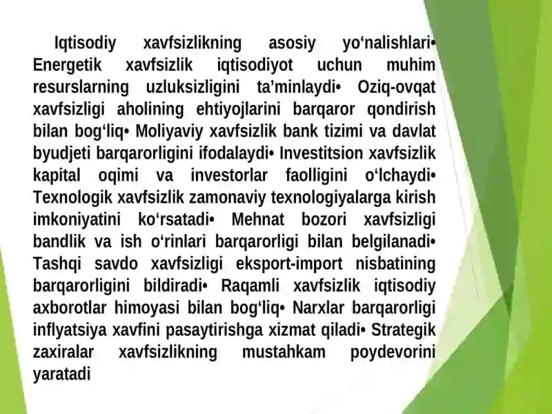 Iqtisodiy xavfsizlik ko‘rsatkichlarining statistik baholanishi 4
