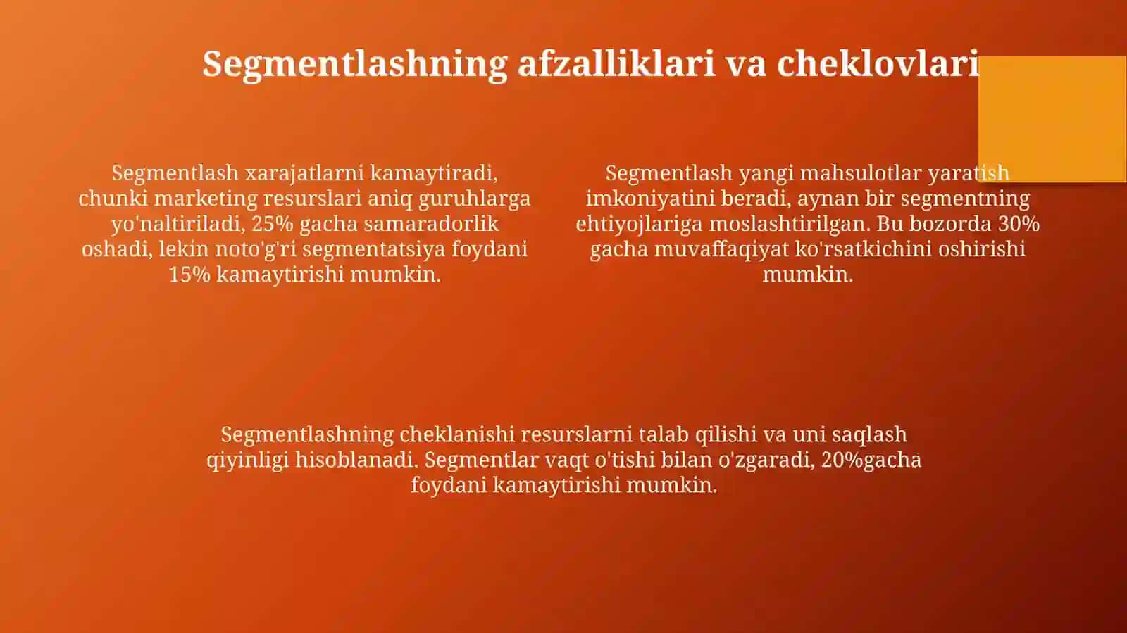 Istemolchilarni segmentlash mezonlari 4