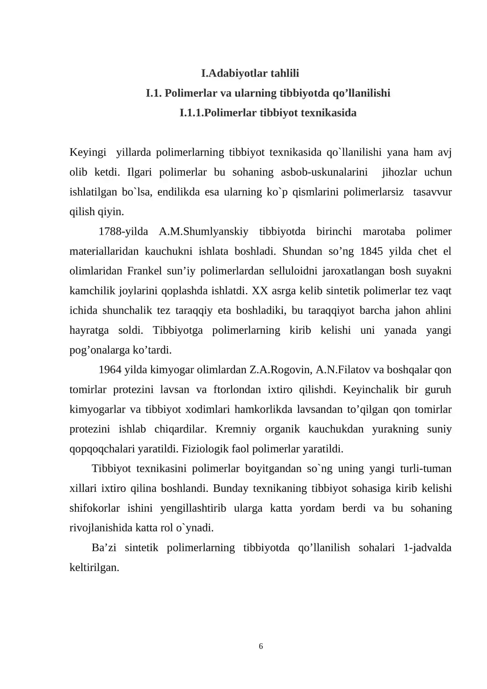 Vinillaktam polimerlari va ularni tibbiyotda qo’llanilishi 4