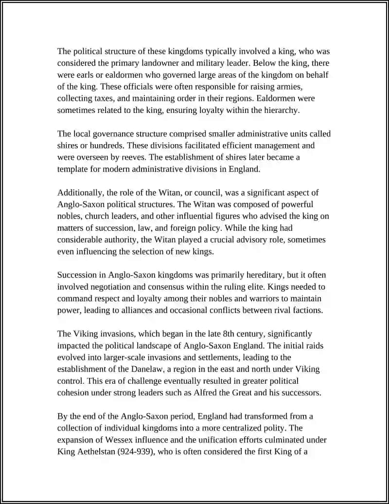 Political and Cultural Development of Britain During the Middle Ages 4
