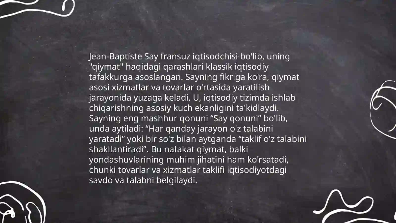 Uning metodologiyasi, qiymatning tahlili 4