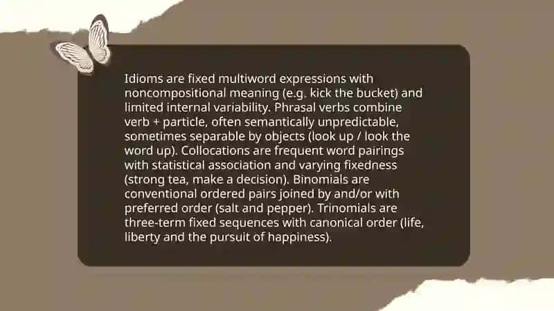 Phraseological units and idioms 4