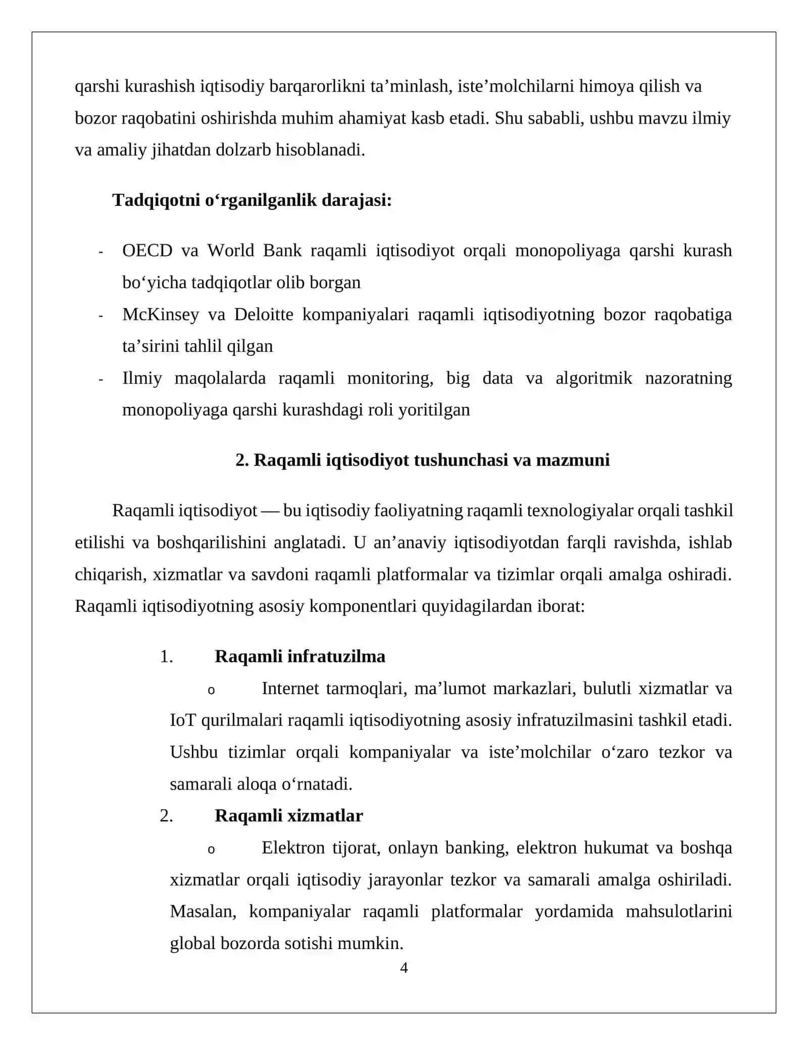 MONAPOLIYAGA QARSHI KURASHISHDA RAQAMLI IQTISODIYOTNI FOYDALANISH USULLARI 4