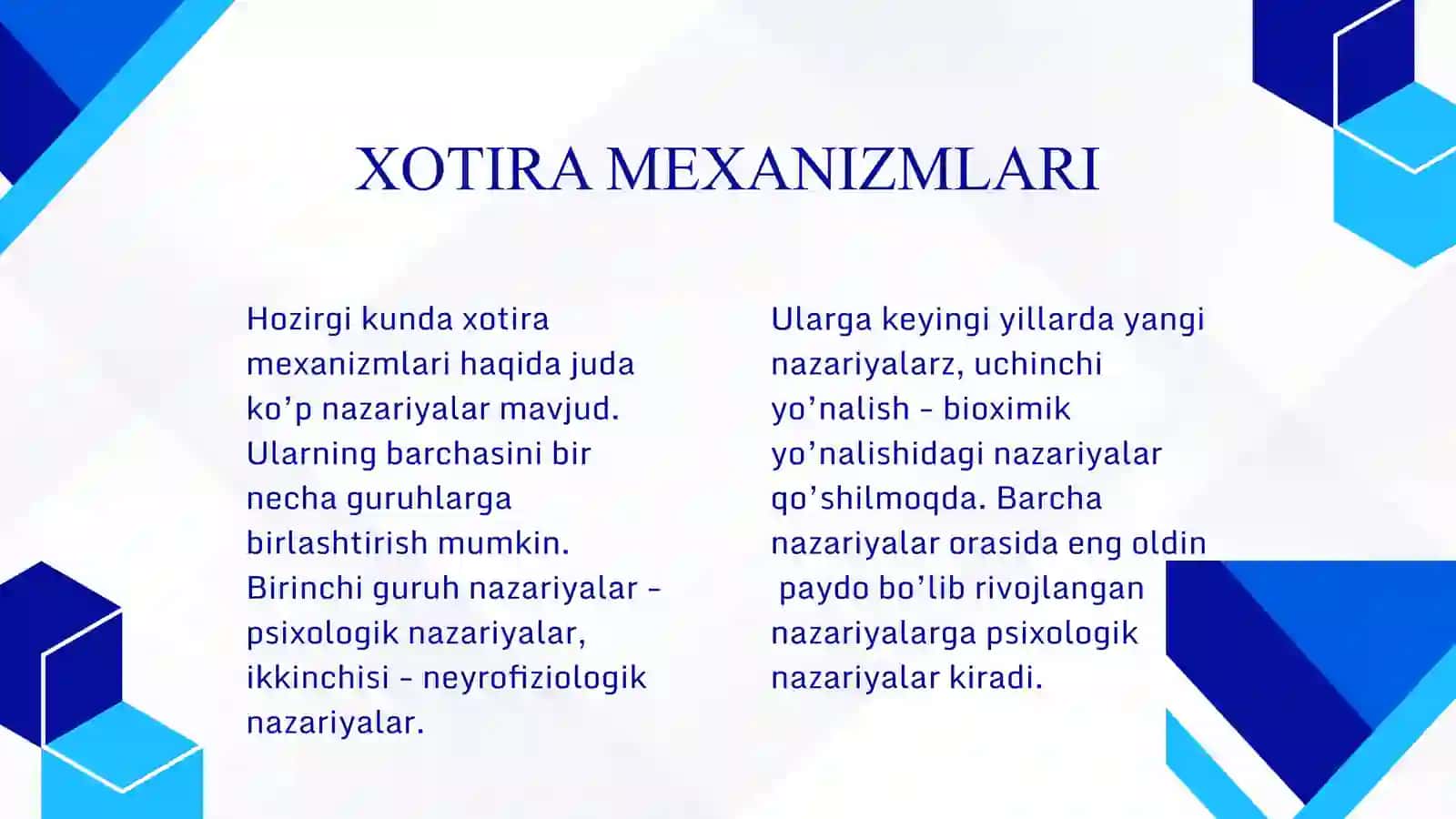 Xotira haqida tushuncha 4