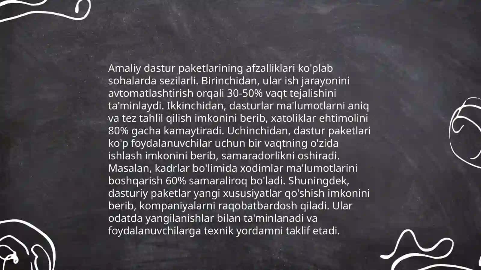 Integratsiyalashgan amaliy dastur paketlari bilan ishlash 4
