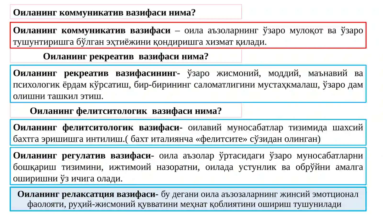 Оилада тарбия асослари 4