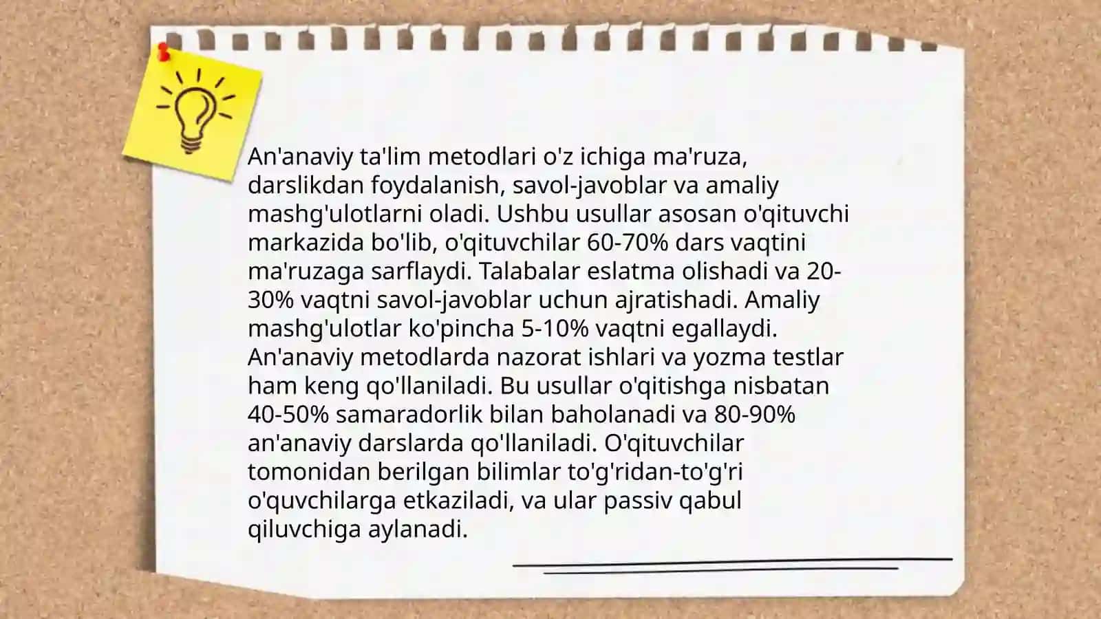 Ta'lim metodi tasnifi ta'lim shkillarining tasnifi 4