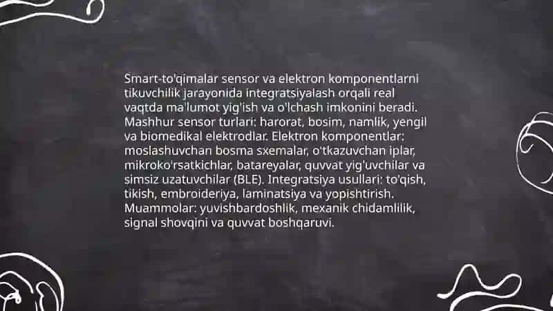 Innovatsion funksional matolar va ularning ishlab chiqarishga tatbiqi 4