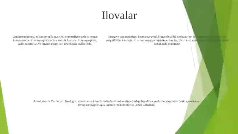 Chegara Shartlarning Uchunchi Turida Sitatisionar Issiqlik OʻTkazuchanlik 4