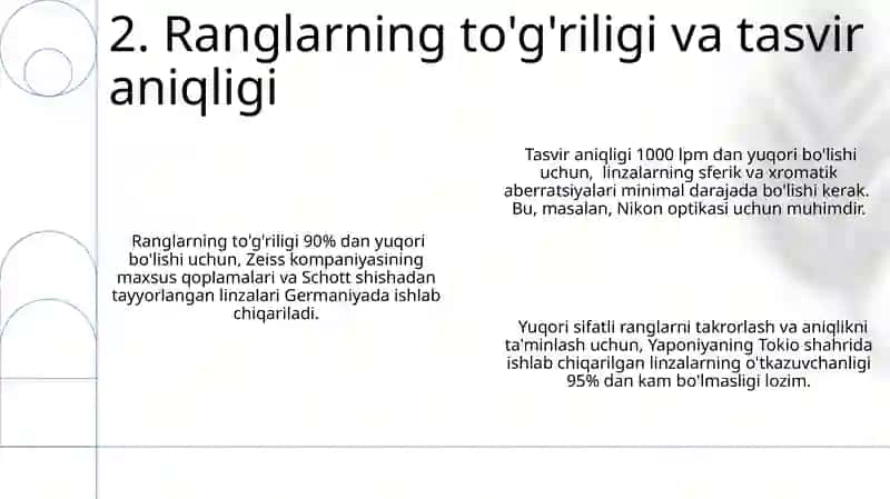 Binolarni pollari. Pollar va ularga qoyiladigan asosiy talablar 4
