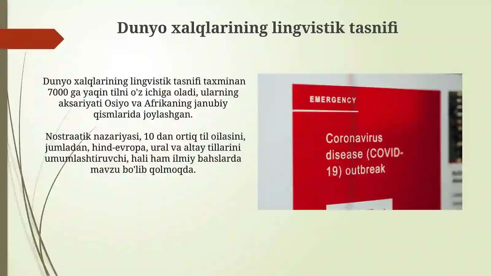Jahon xalqlarining lingvistik klassifikatsiyasi 4