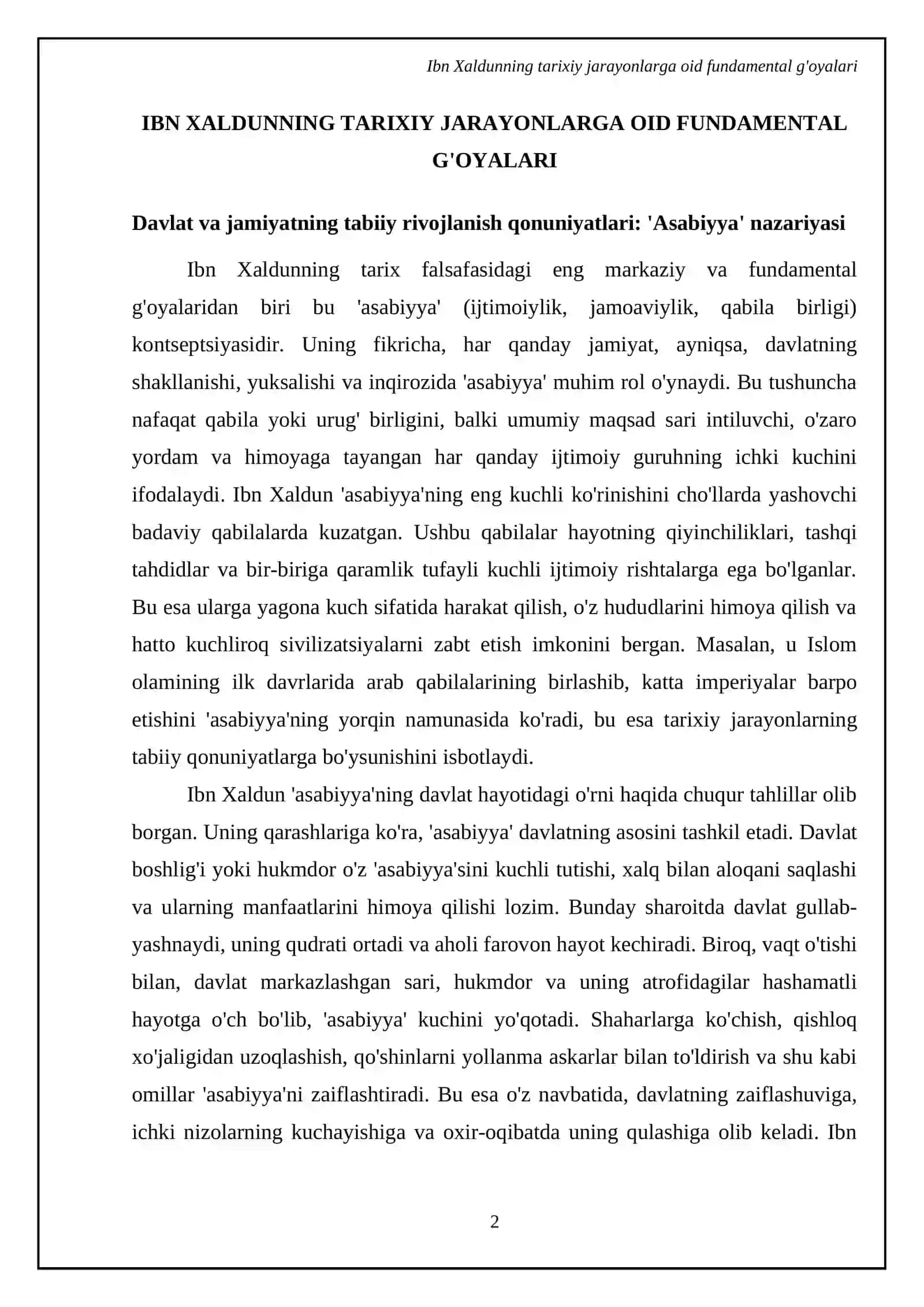 Ibn Xaldun tarix falsafasi 4