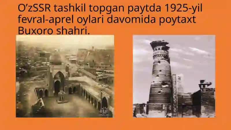 O'zSSRning tashkil topishi 4
