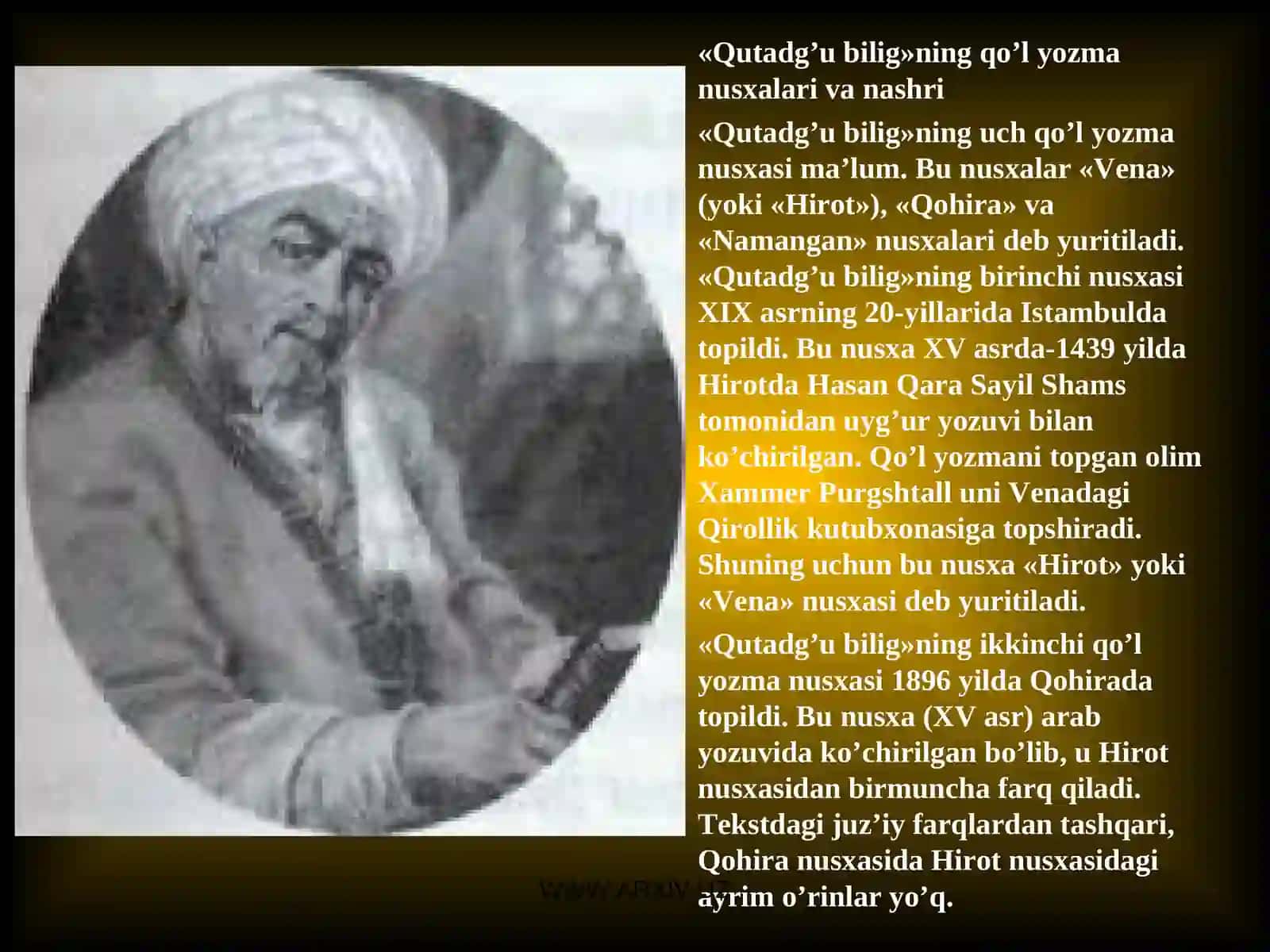 Yusuf Xos Xojib “Qutadg’u bilig” asari 4