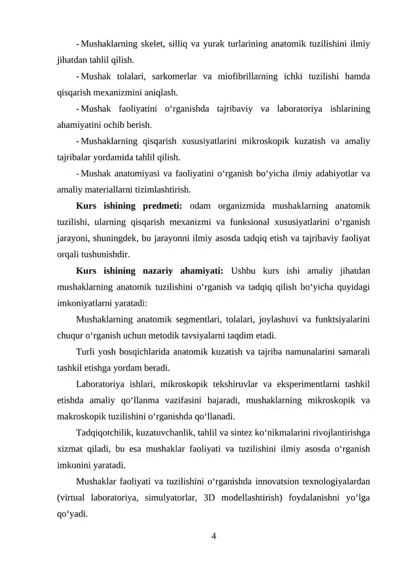 Mushaklarning anatomik tuzilishi 4