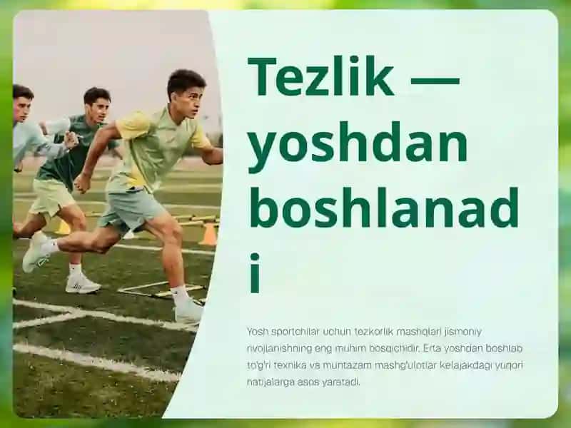 Tezkorlik Sifatlarini Rivojlantirish: Kundalik Mashqlar Orqali 4