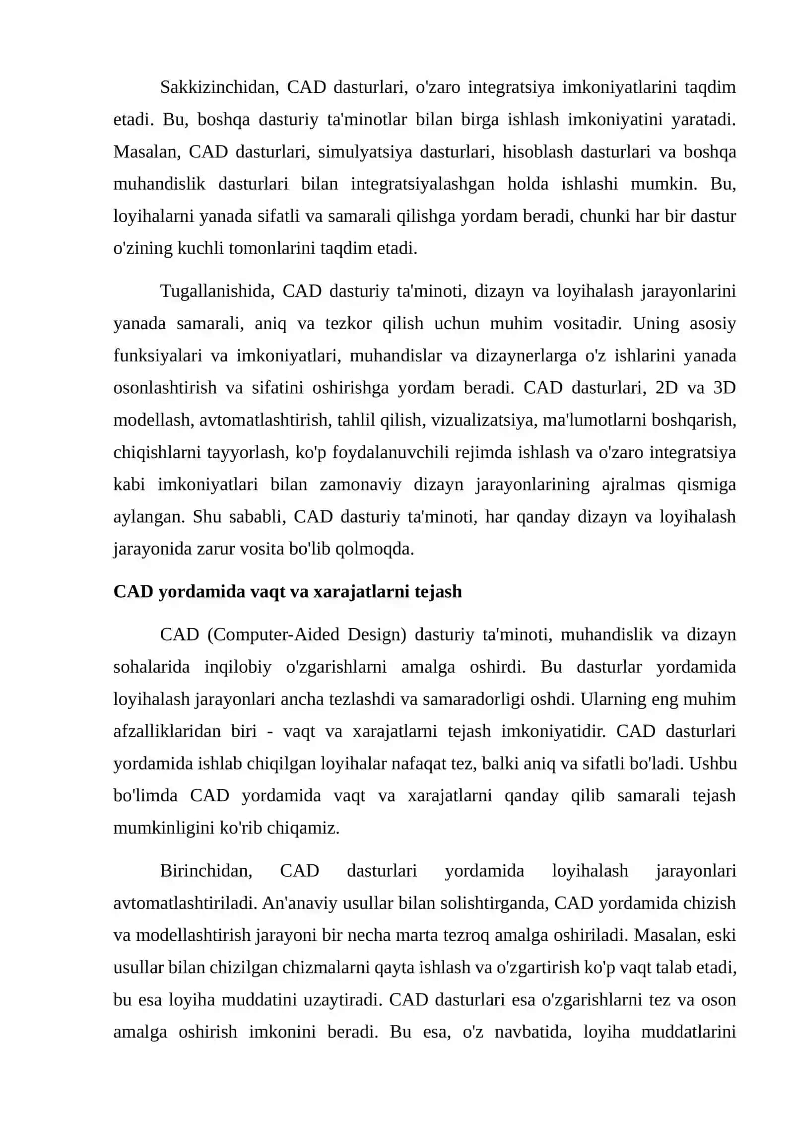 CAD elektrik dasturiy ta'minotining afzalliklari 4