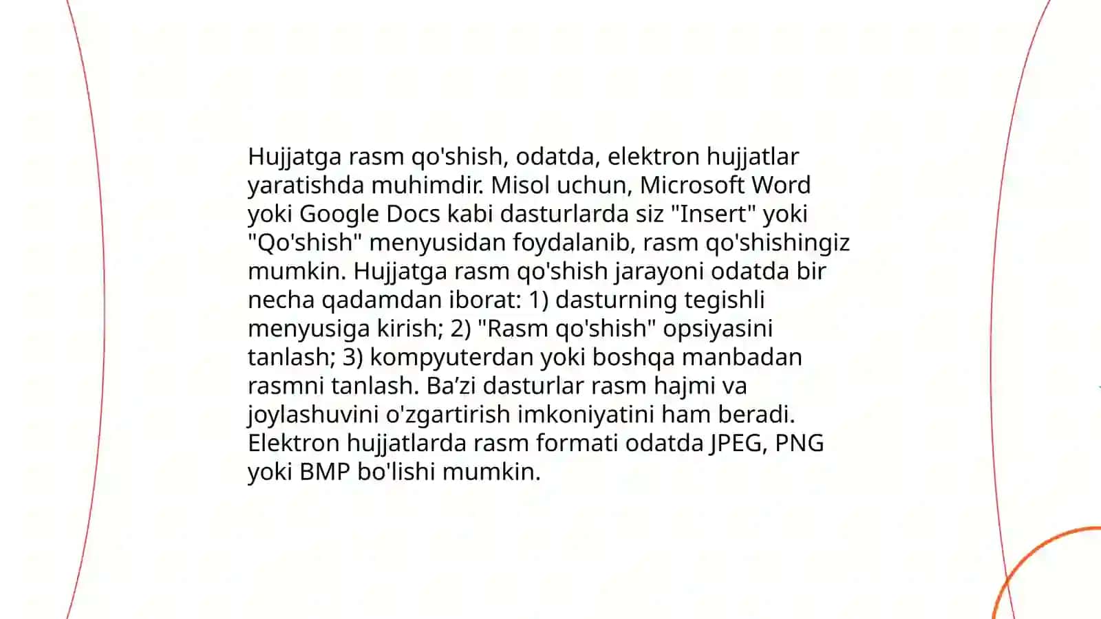 Google Docsda hujjatni tahrirlash 4
