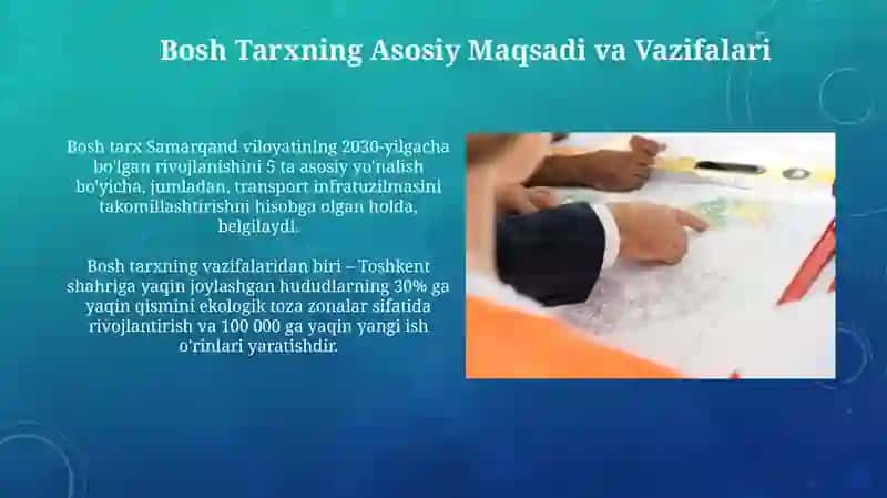 Bosh Tarxni Loyihalashda Hududni Rivojlantirish va Qurilishni Rejalashtirish Prinsiplari 4