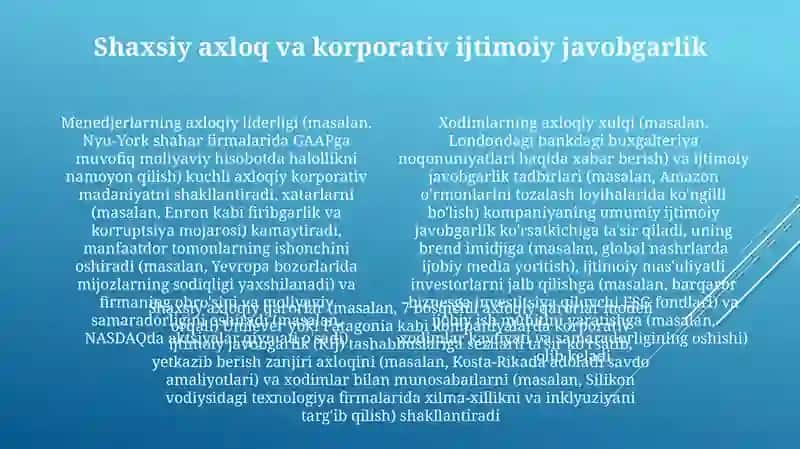 Menejmentning amaliy mashgʻulotda shaxslarning oʻrni 4