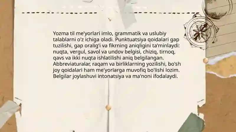 O'zbek adabiy til meyorlari 4