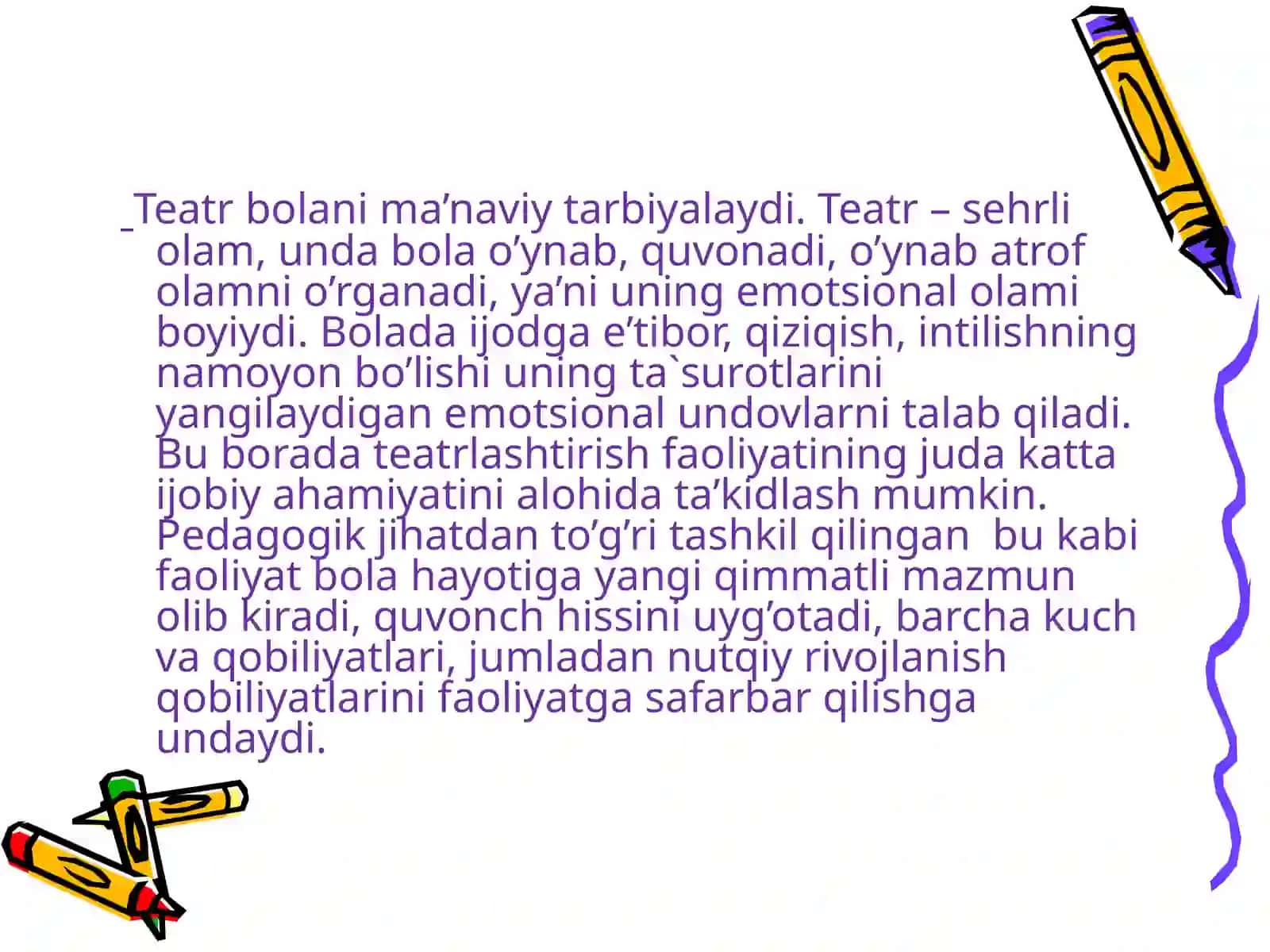 Maktabgacha ta’lim tashkilotida sahnalashtirish faoliyati 4