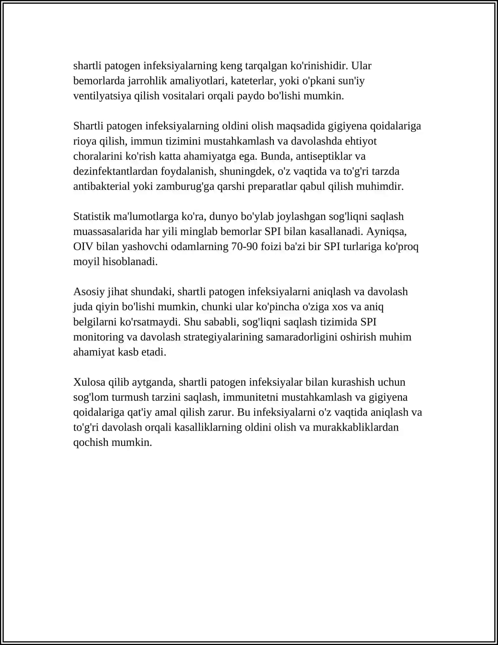 SHARTLI PATOGEN INFEKSIYALAR 4