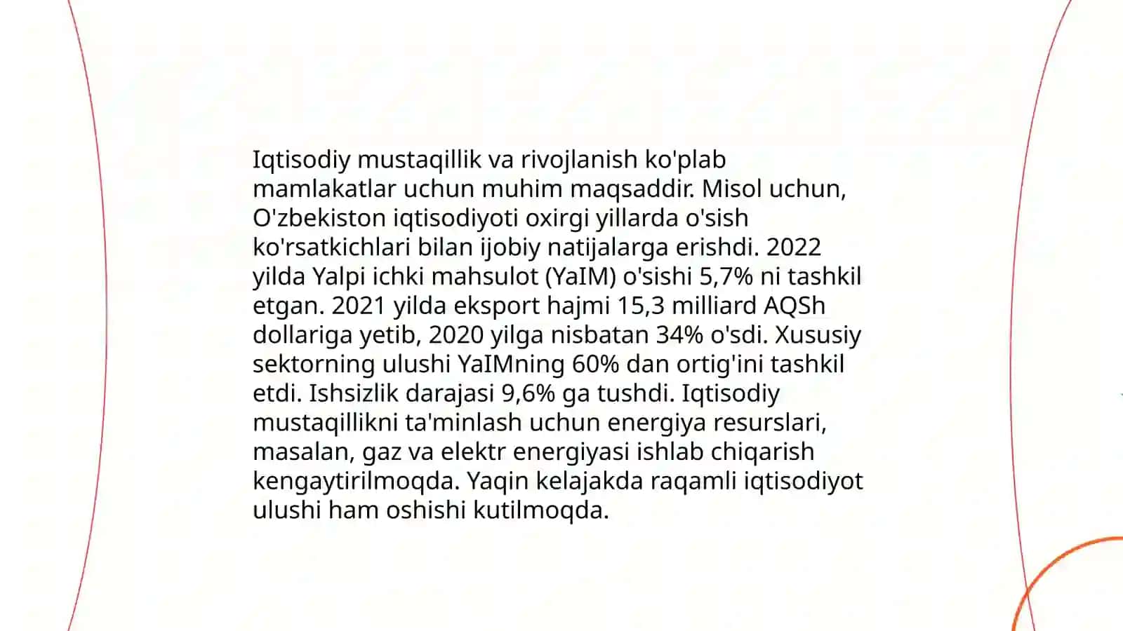 Oʻzbekiston mustaqil taraqqiyot yoʻlida 4