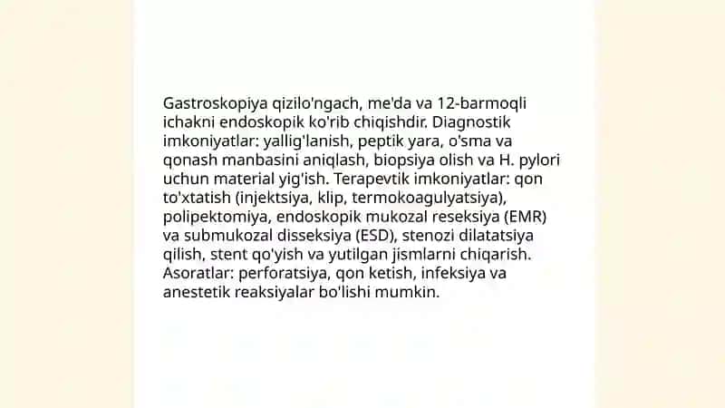 Bemorlarni tibbiy asbob uskunalar bilan tekshirish usullari 4