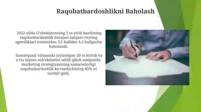 Raqobatbardoshlik Omillari 4