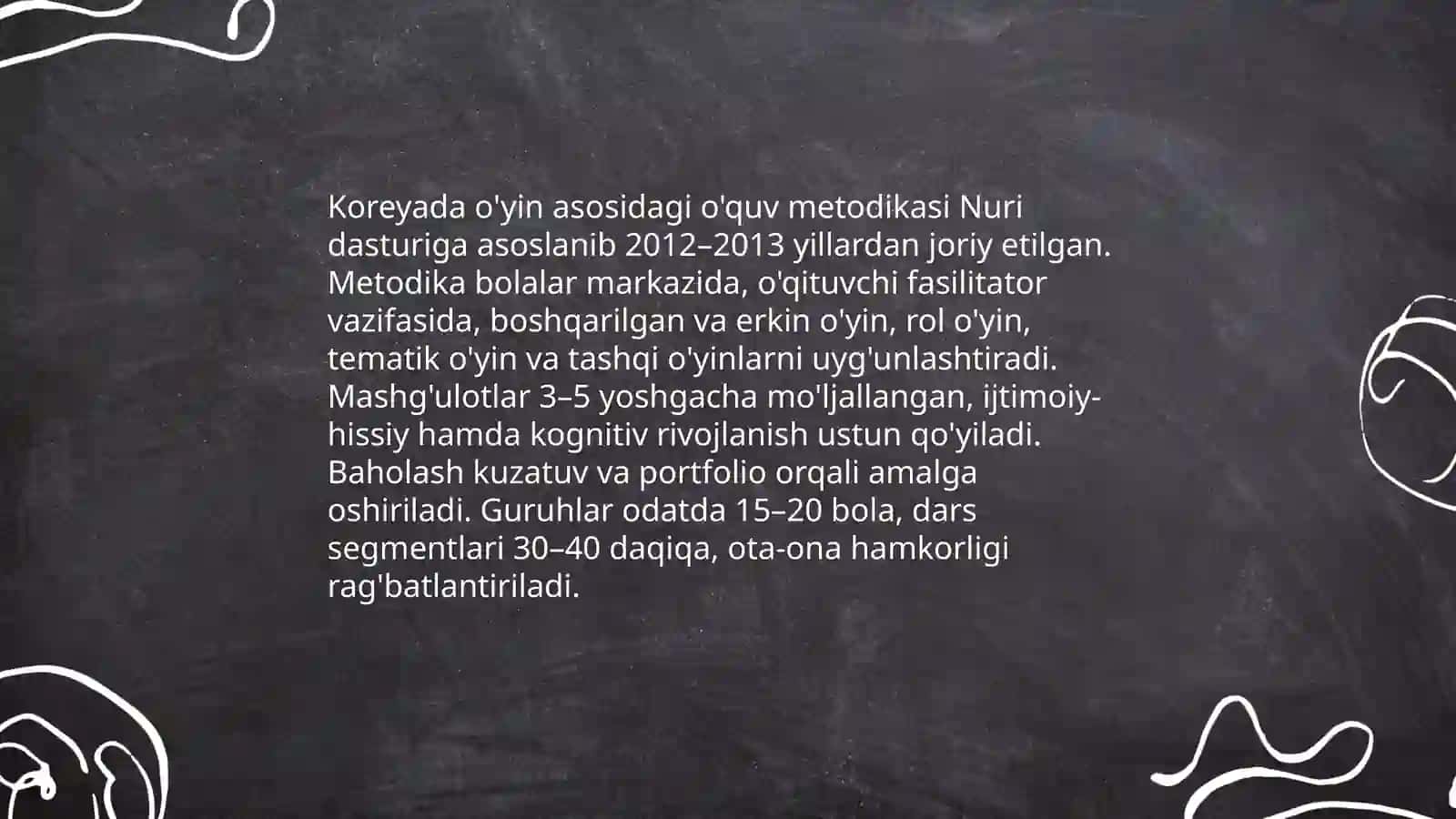 Koreya davlatida maktabgacha ta'lim mashg'ulotlari 4